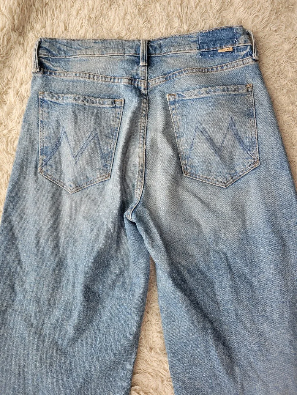 Mother Superior The Tomcat Roller in I Confess Jeans Denim Womens 31